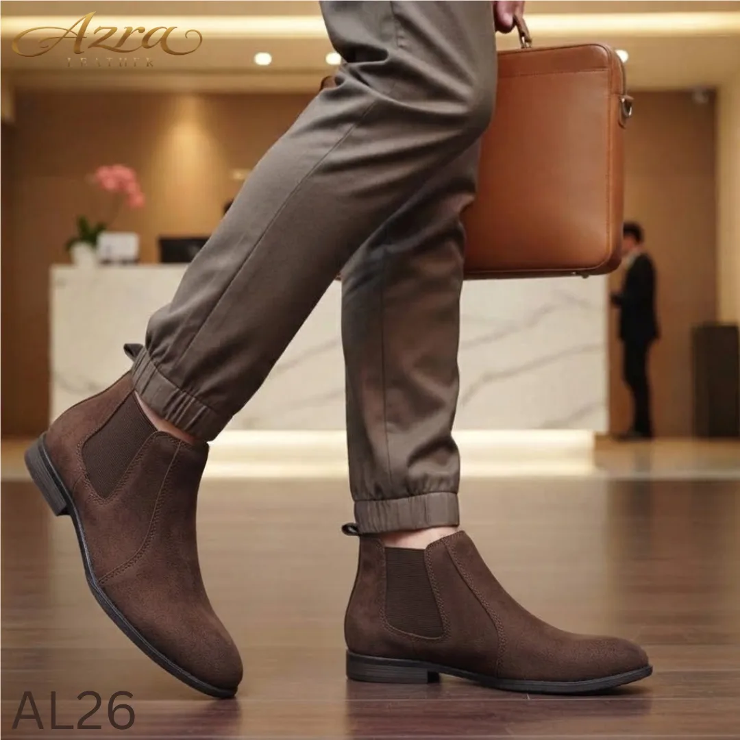 Smooth Leather Chelsea Boots (AL26)