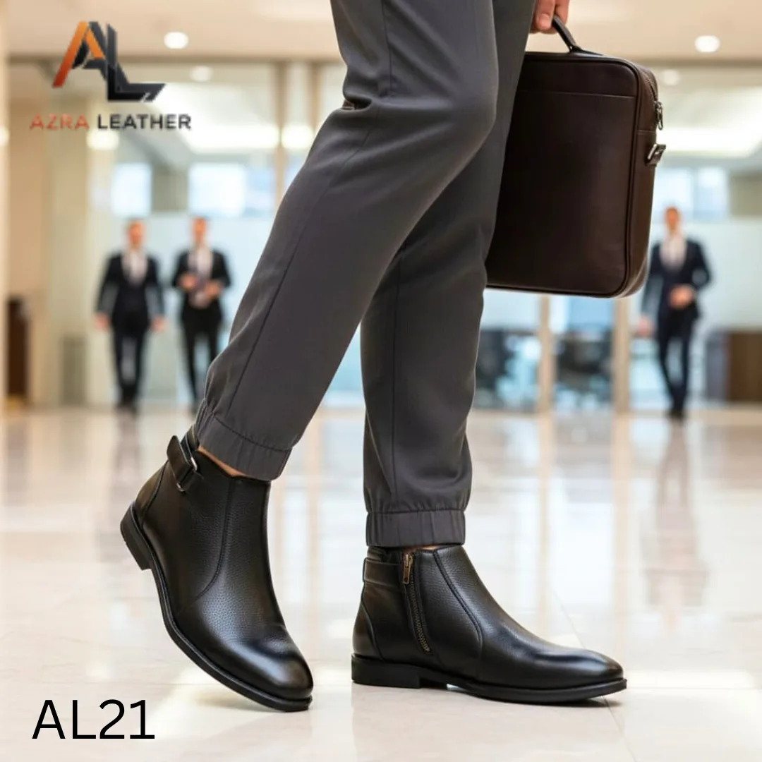 Men’s Premium chelsea Boots – Black (AL21)